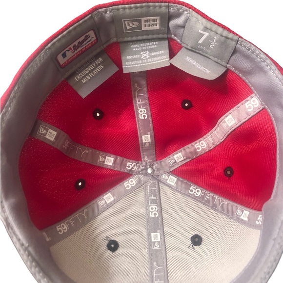 Washington Nationals MLB New Era Fitted Hat Cap Sz 7 1/2 *CLEAN - Picture 6 of 7